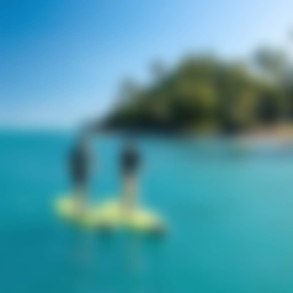 Daydream Island2022 NECI Daydream Island Resort water sports couple stand up pedal board HR