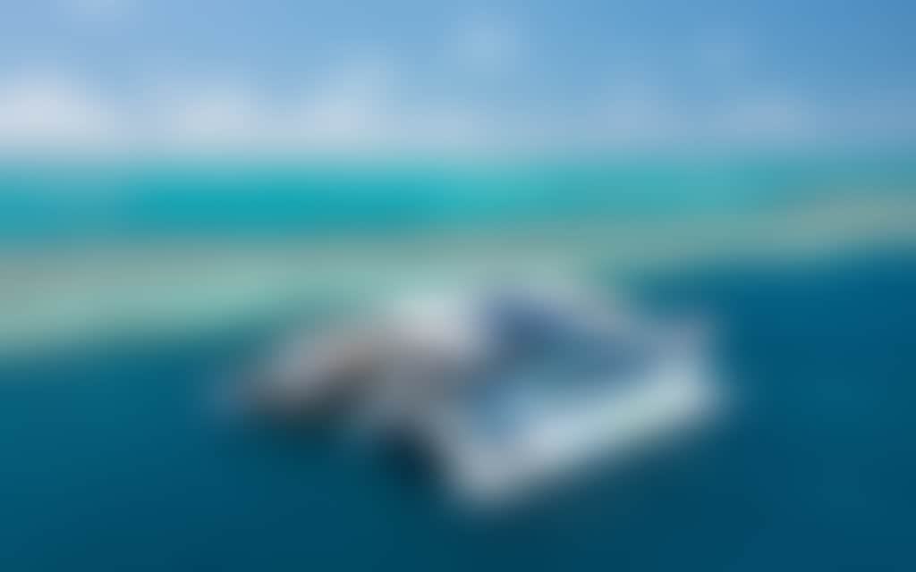 NECI Cruise Whitsundays Vessel Reef Aerial